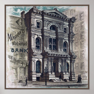 Affiche Banque nationale des commerçants - Philadelphie