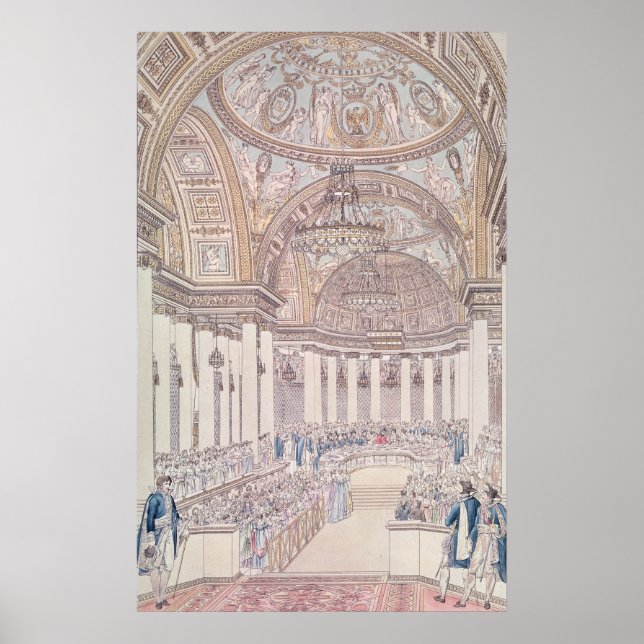 Affiche Banquet impérial dans le Grand Salon (Devant)