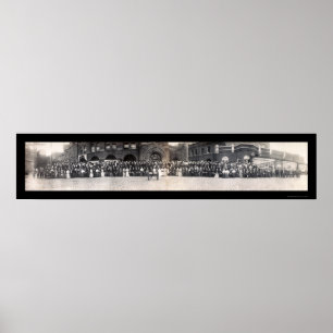 Affiche Banquiers et photo 1906 de Budweiser