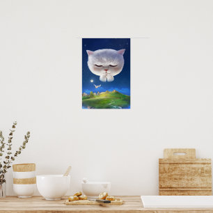 Affiche Bao Bao : Rêve de ciel nocturne flottant parmi les