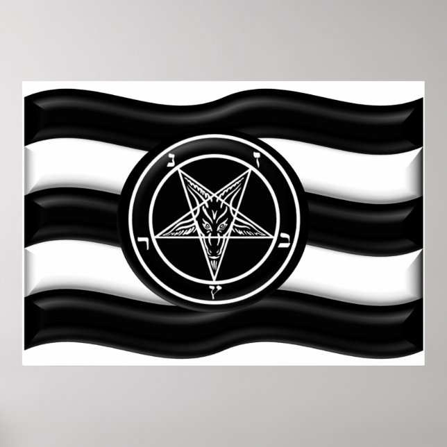 Affiche Baphomet Pride Flag (Devant)