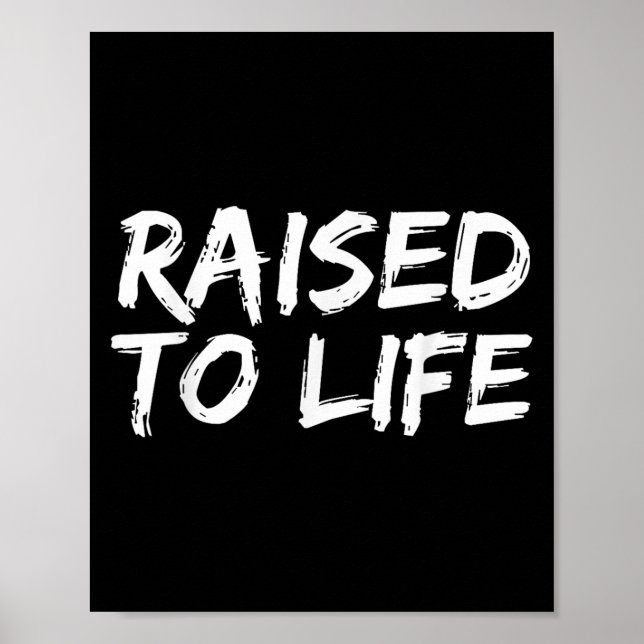 Affiche Baptism Gift New Christians Baptismal Quote Raised (Devant)