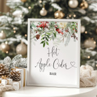 Bar à cidre chaude à la pomme à feuillage persista