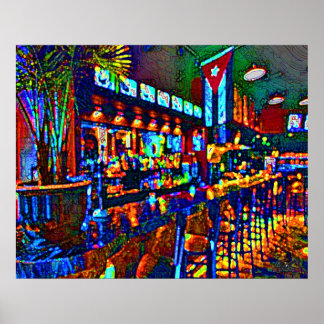 AFFICHE BAR CUBAN