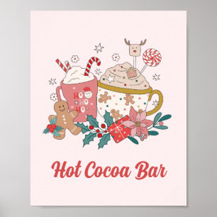 Affiche Bar de Chocolat Chaud