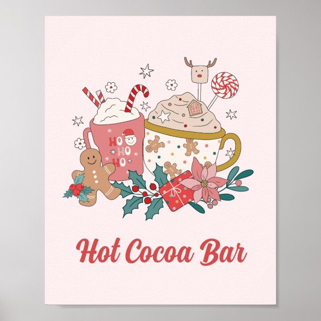 Affiche Bar de Chocolat Chaud (Devant)