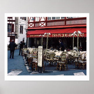 Affiche bar Le Majestic, mi-hiver