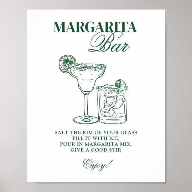 Affiche Bar Margarita (Devant)