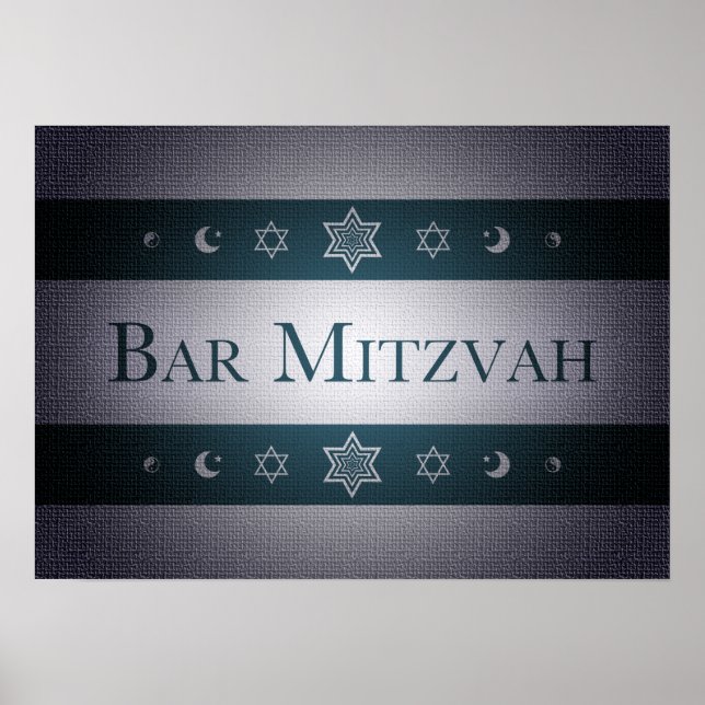 Affiche Bar Mitzvah (Devant)