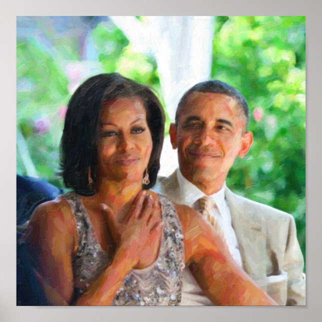 Affiche Barack and Michelle Obama 2 Art.jpg (Devant)