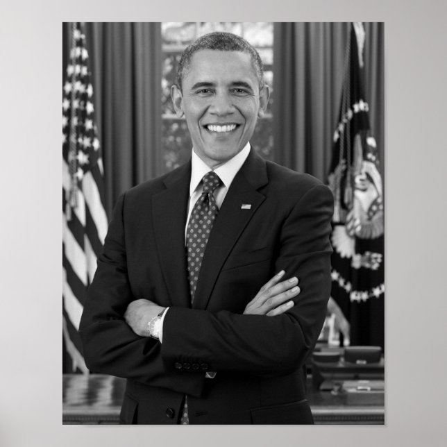 Affiche Barack Obama Portrait - 2012 (Devant)
