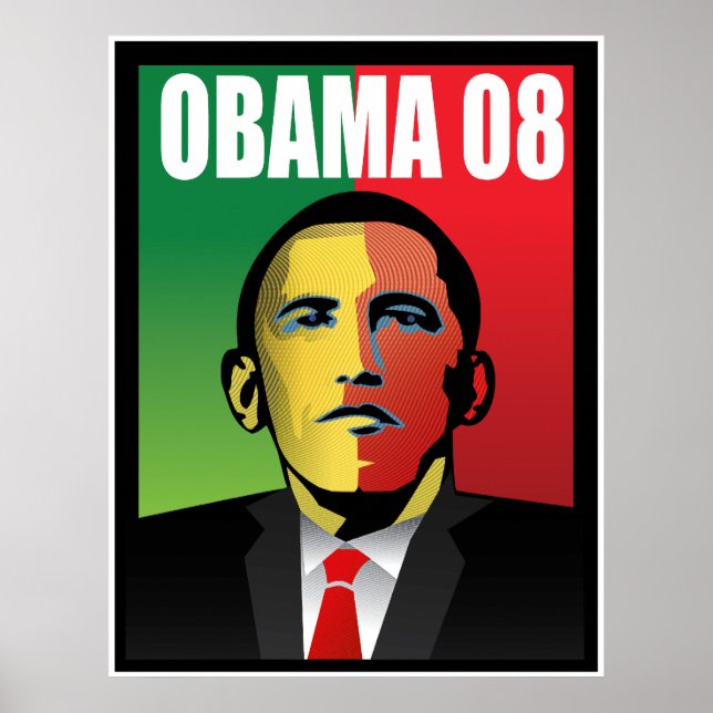Affiche Barack Obama pour le président (Devant)