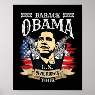 Affiche Barack Obama Shirt Président des droits civils