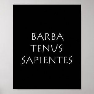 Affiche Barba sapientes