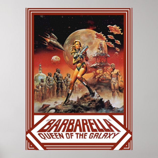 Affiche Barbarella 1968 (Devant)