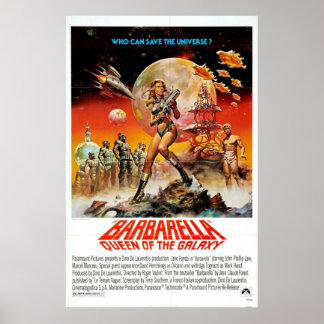 Affiche Barbarella Reine De La Galaxie 1968 Qui Peut