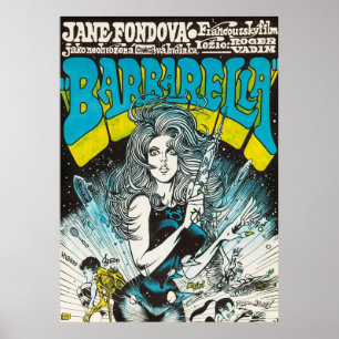 Affiche Barbarella  Vintage Czech Movie