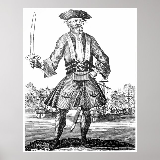 Affiche Barbe noire (Devant)