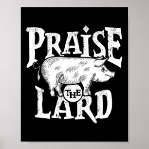 Affiche Barbecue Barbecue Grill Porc Viande Citation Porc