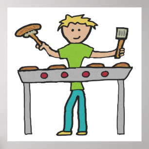 Affiche Barbecue Grillmaster BBQ