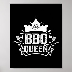 Affiche Barbecue Queen Grill Meat Byrbecue Grill Bbq