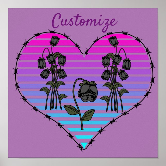 Affiche Barbed Wire Heart (Devant)