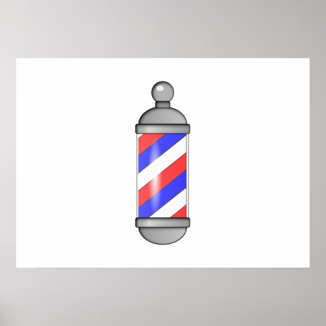 Affiche Barber shop Pole (Devant)