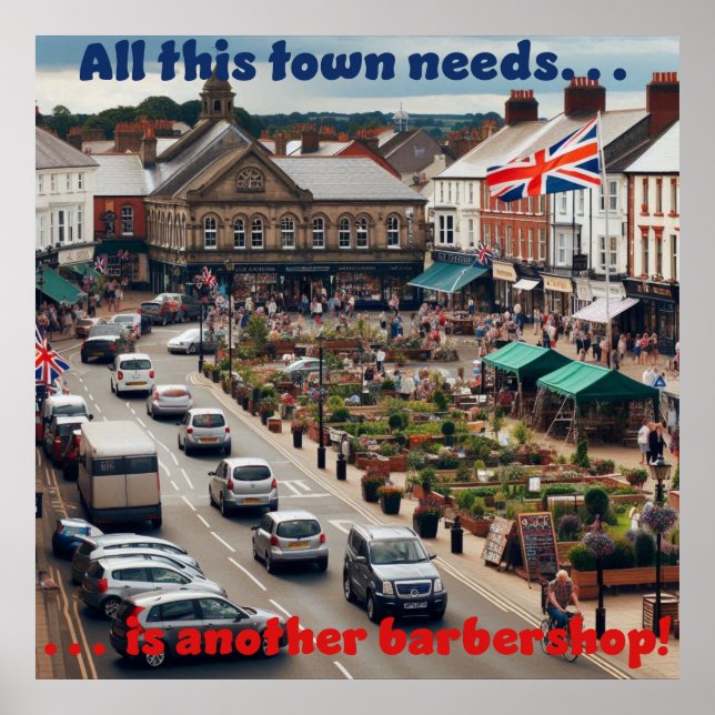 Affiche Barbershop Town (Devant)