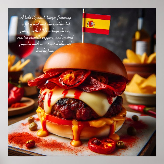 Affiche Barcelona Bites : Champion du Chorizo (Devant)