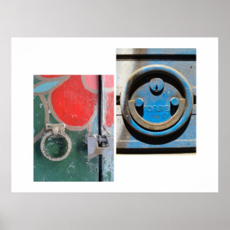 Affiche Barcelona Door Knockers, No. 001