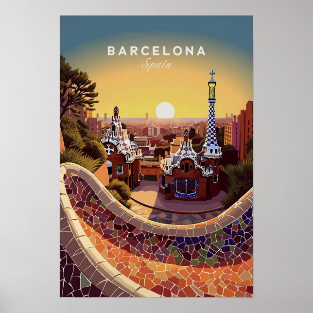 Affiche Barcelona Spain (Devant)