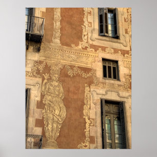 Affiche Barcelona Wall