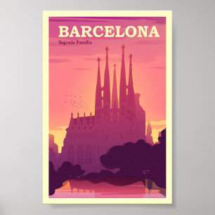 Affiche Barcelone