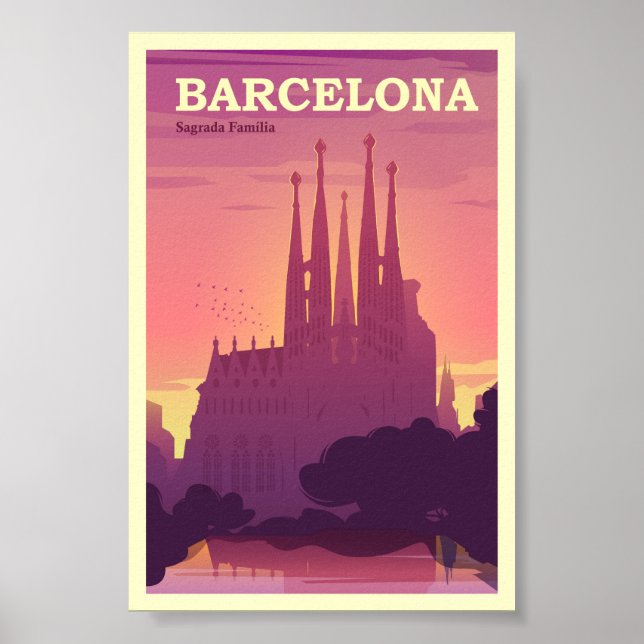 Affiche Barcelone (Devant)