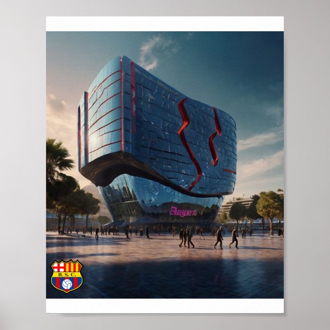 Affiche Barcelone (Devant)