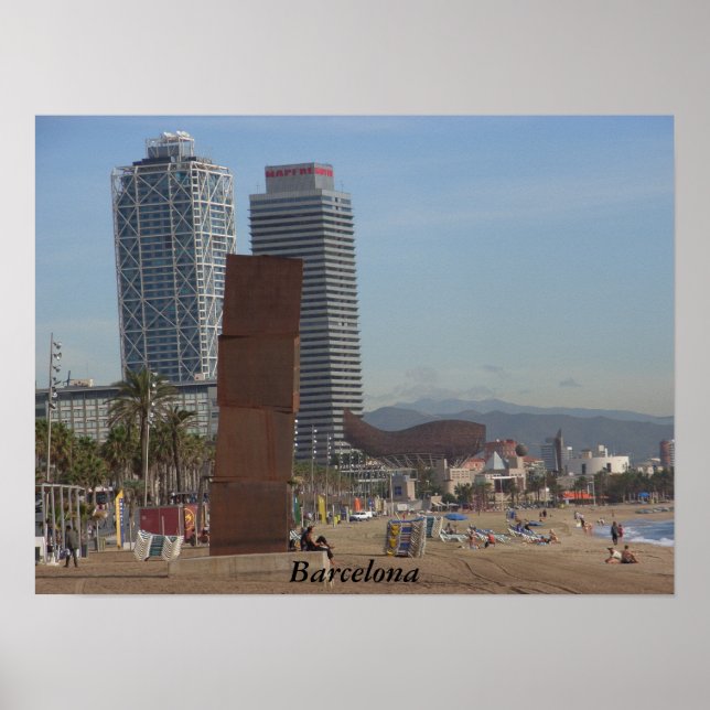 Affiche Barcelone (Devant)