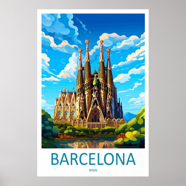 Affiche Barcelone 1 (Devant)