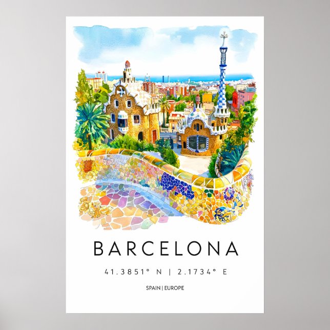 Affiche Barcelone 19 (Devant)