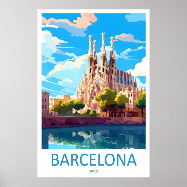 Affiche Barcelone 8 (Devant)