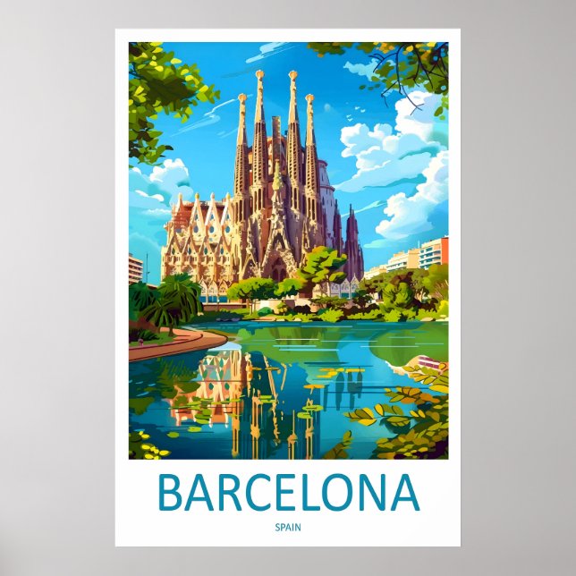 Affiche Barcelone 9 (Devant)