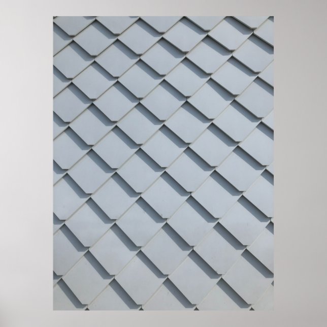 Affiche Bardeaux de toit gris (Devant)