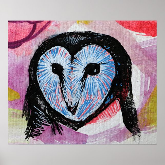 Affiche Barn Owl Art (Devant)