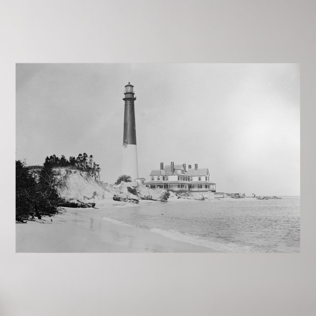 Affiche Barnegat Lighthouse (Devant)