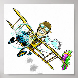 Affiche Barnstormer Bob et Bird