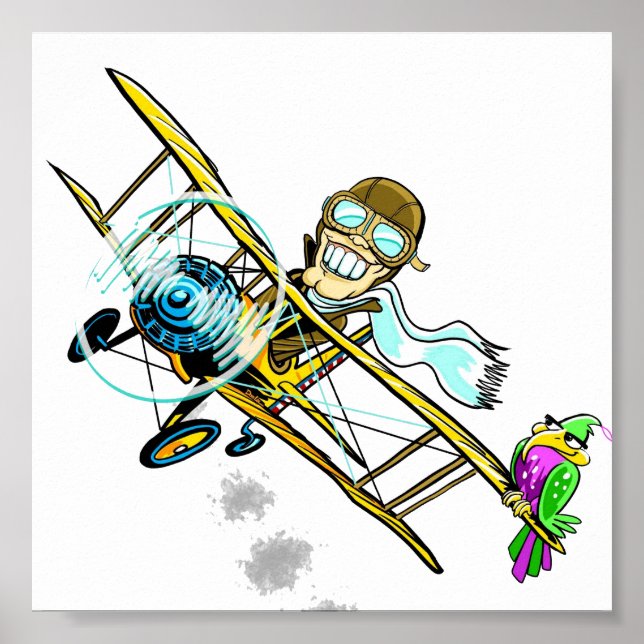 Affiche Barnstormer Bob et Bird (Devant)