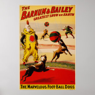 Affiche Barnum & Bailey Circus - Circa 1900