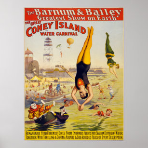 Affiche Barnum & Bailey Circus - Circa 1900