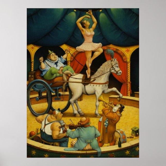 Affiche Barnum & Bailey - Merveilleuse Geese Poste (Devant)