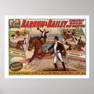Affiche Barnum & Bailey Plus Petite Annonce Rider