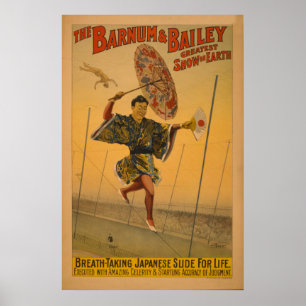 Affiche Barnum et glissière de Bailey pour l'affiche de